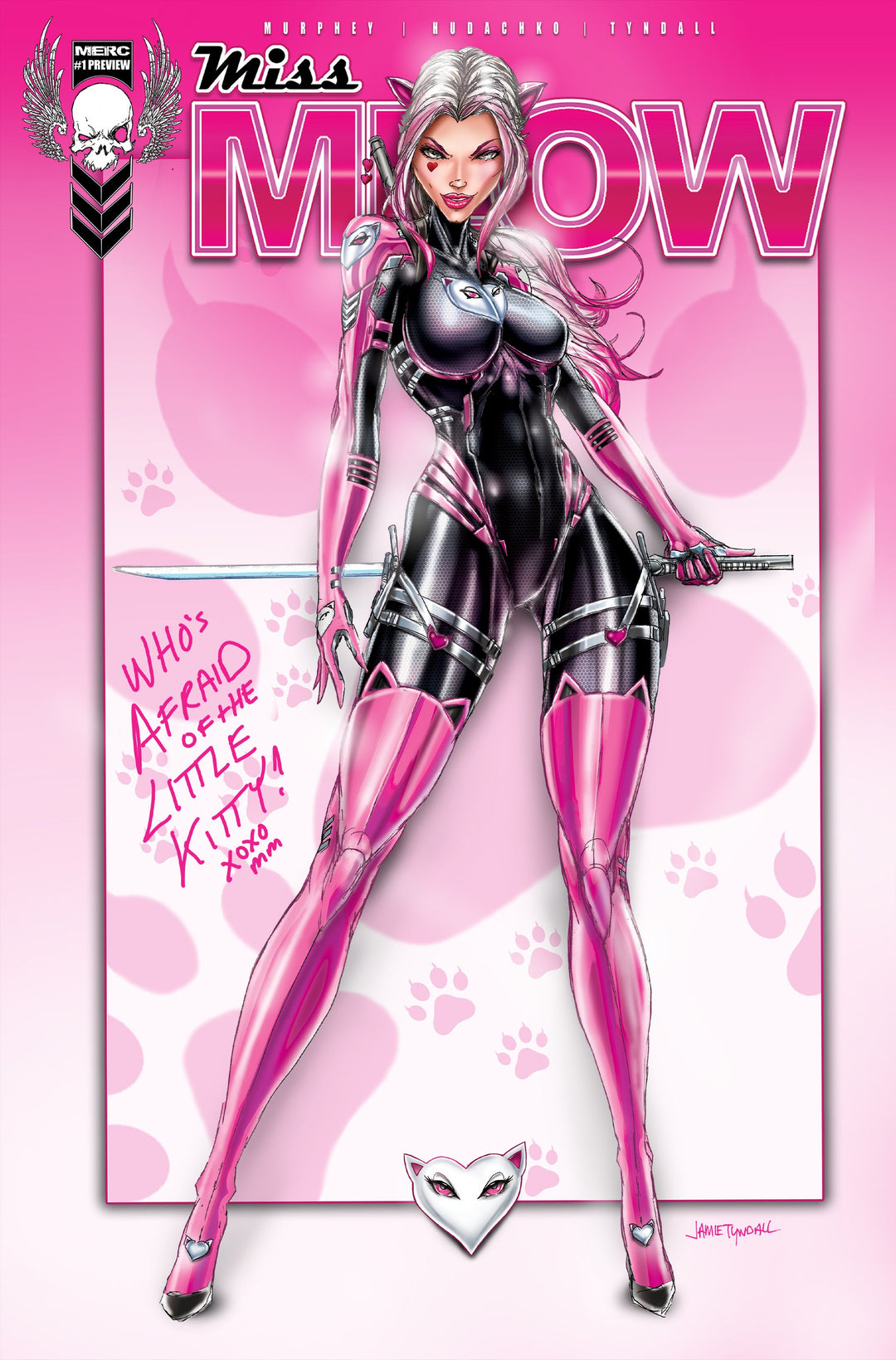 Miss Meow Preview #1 Metal Variant