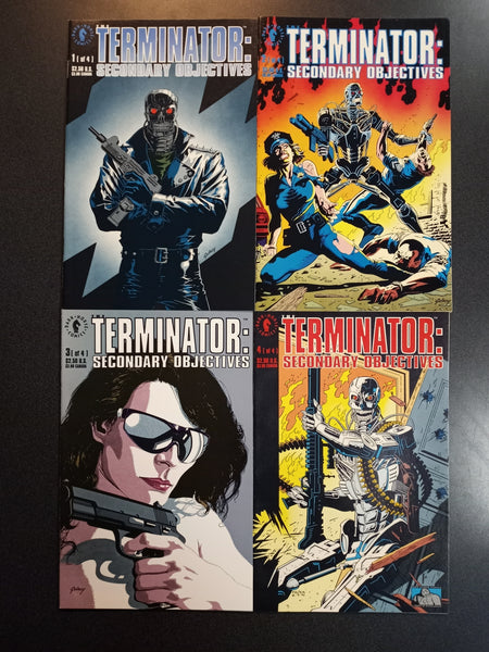 Terminator Secondary Objectives #1 - 4 VF/NM Set