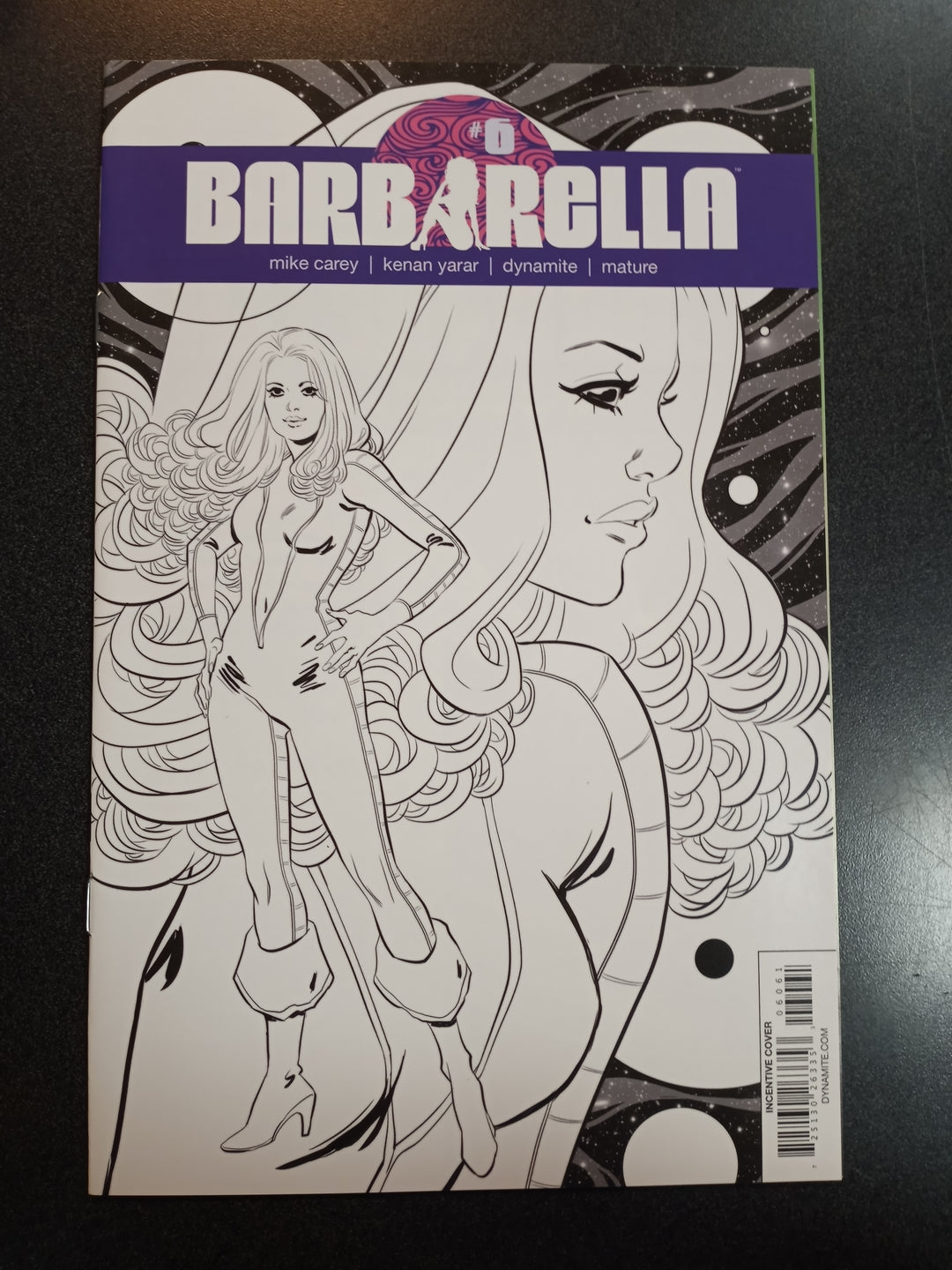 Barbarella #6 Cover F 1:10 Sauvage B&W Variant