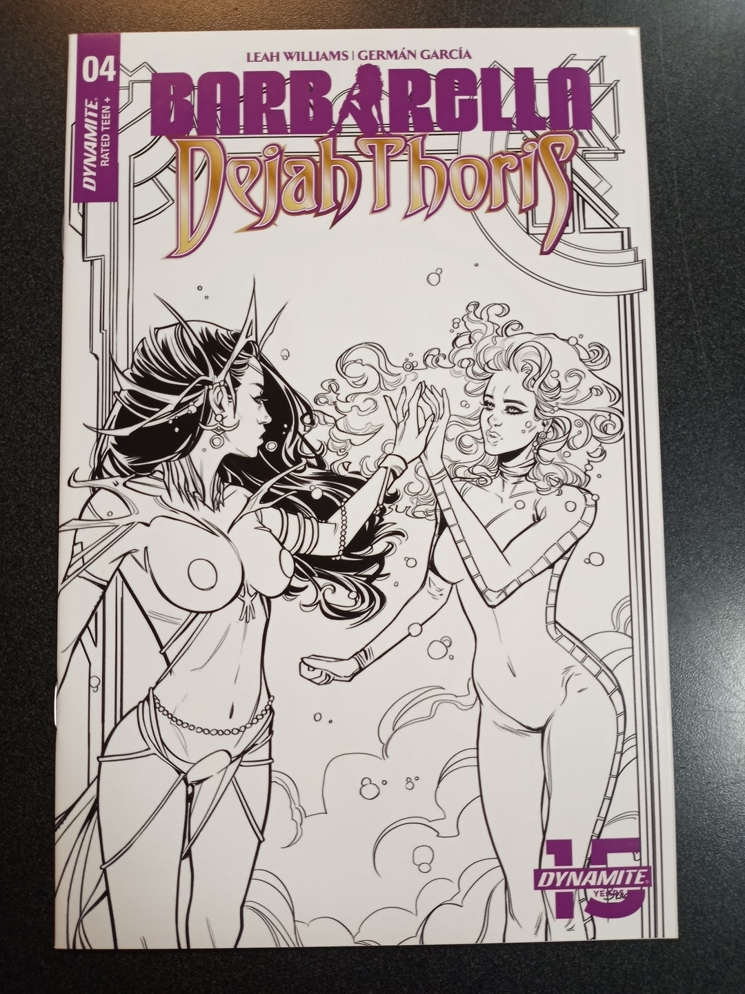 Barbarella Dejah Thoris #4 1:30 Braga B&W Variant