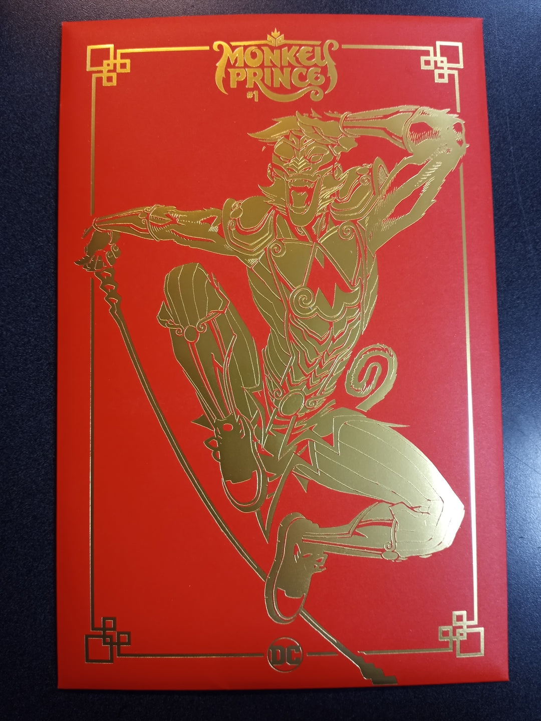 Monkey Prince #1 (Of 12) Cover F Gold Foil Red Envelope Card Stock Variant