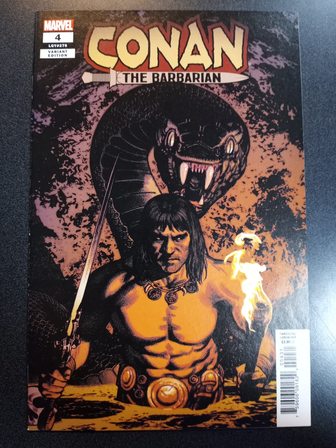 Conan The Barbarian #4 1:25 Smallwood Variant