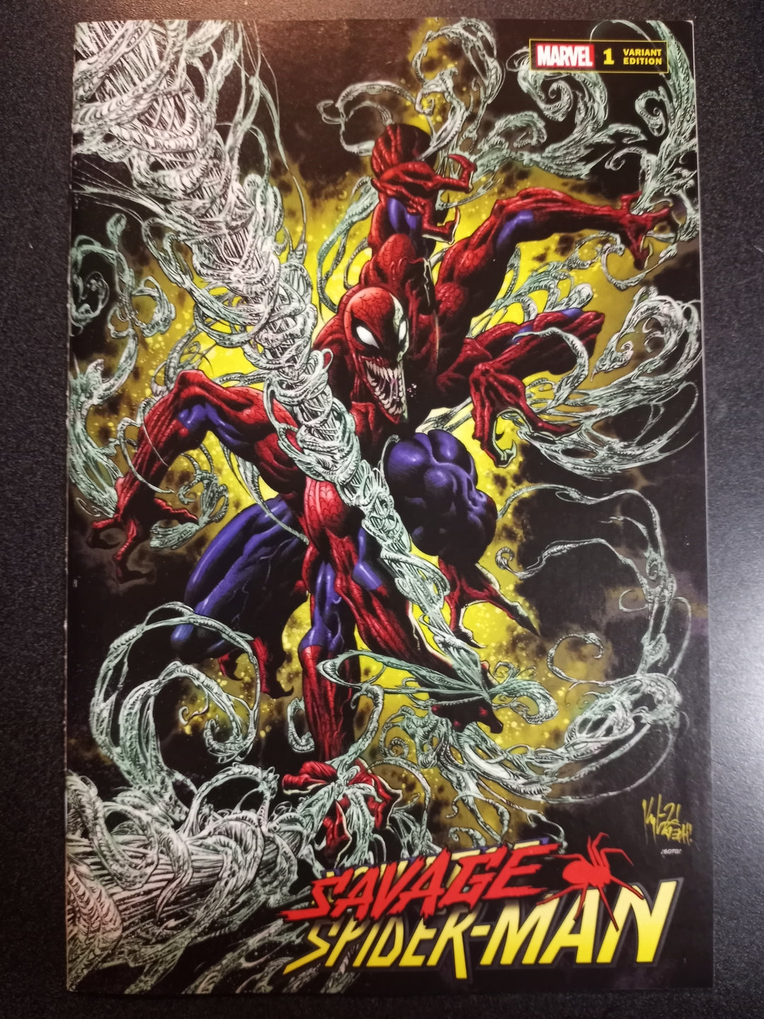 Savage Spider-Man #1 Kyle Hotz Trade Dress Variant