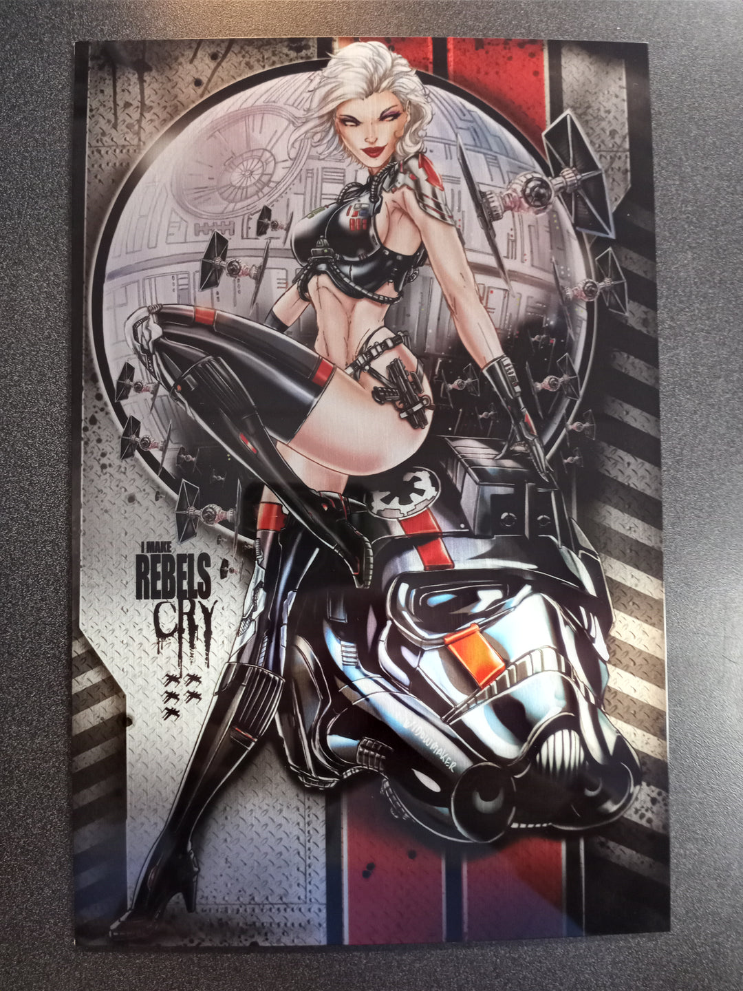White Widow #2 Tie Fighter Cosplay Metal Variant