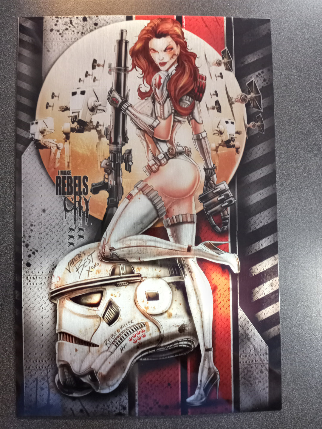 White Widow #2 Stormtrooper Cosplay Metal Variant