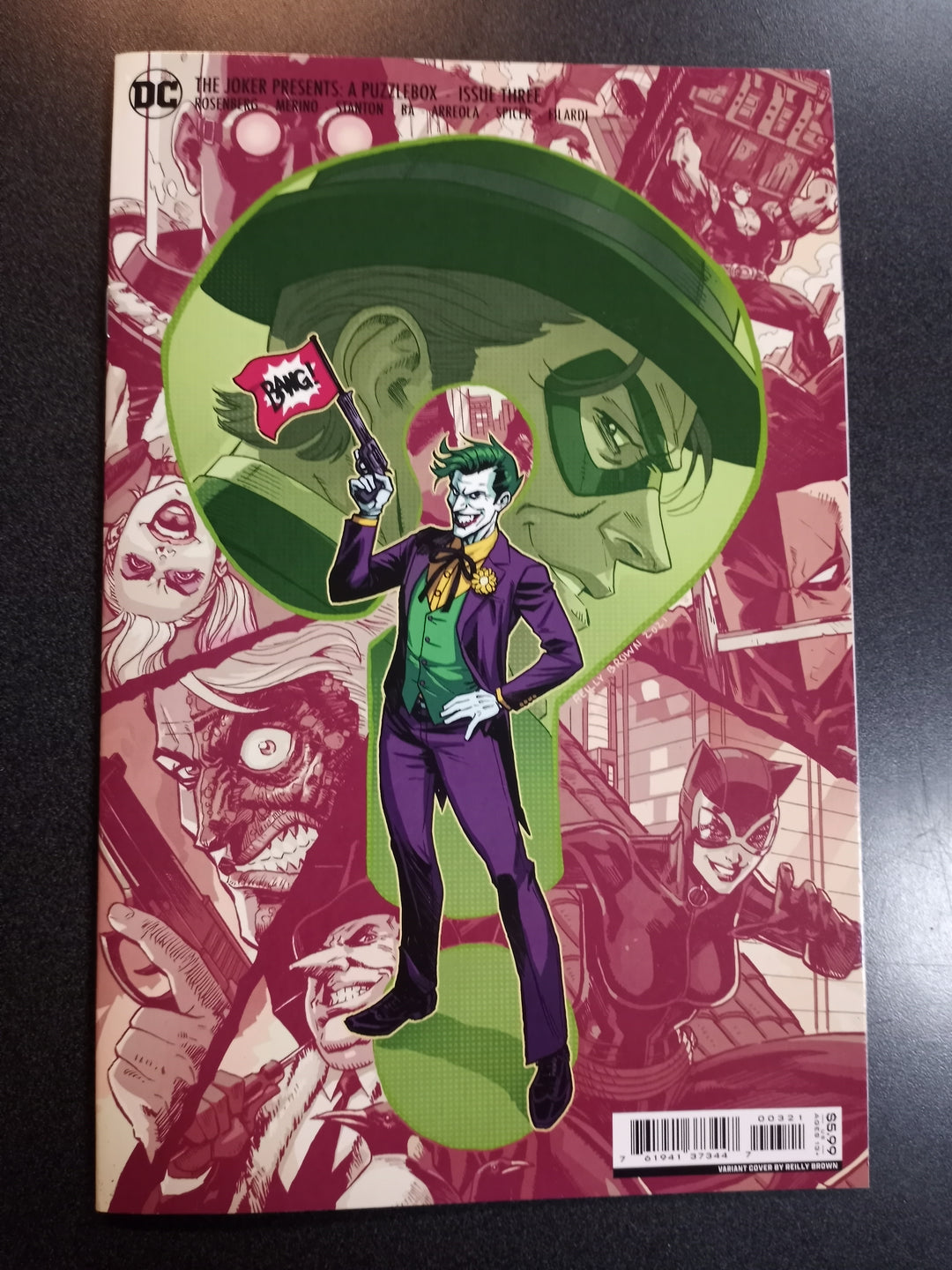 Joker Presents A Puzzlebox #3 (Of 7) Cover B Brown Card Stock