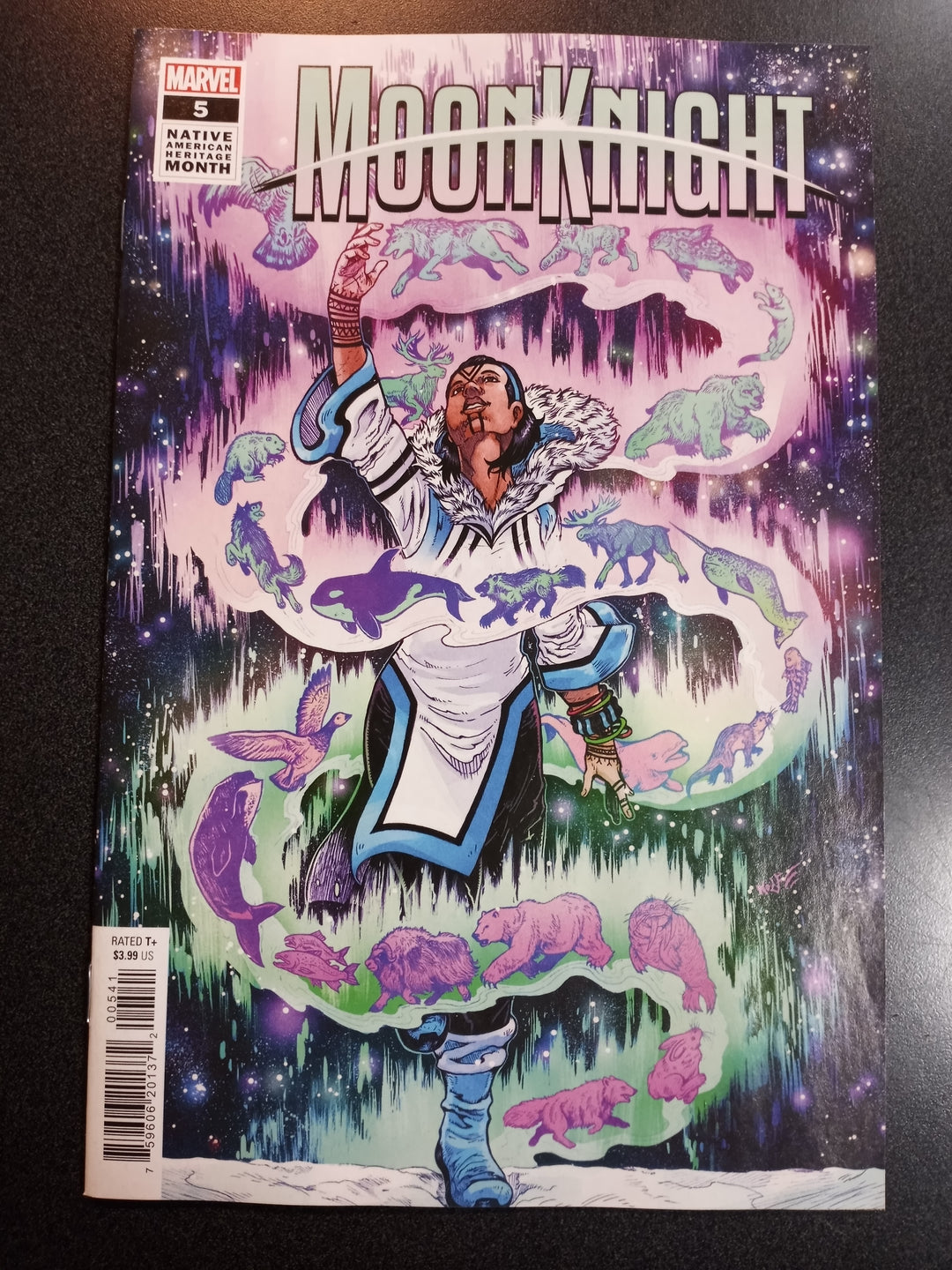 Moon Knight #5 Wolf Naative American Heritage Variant