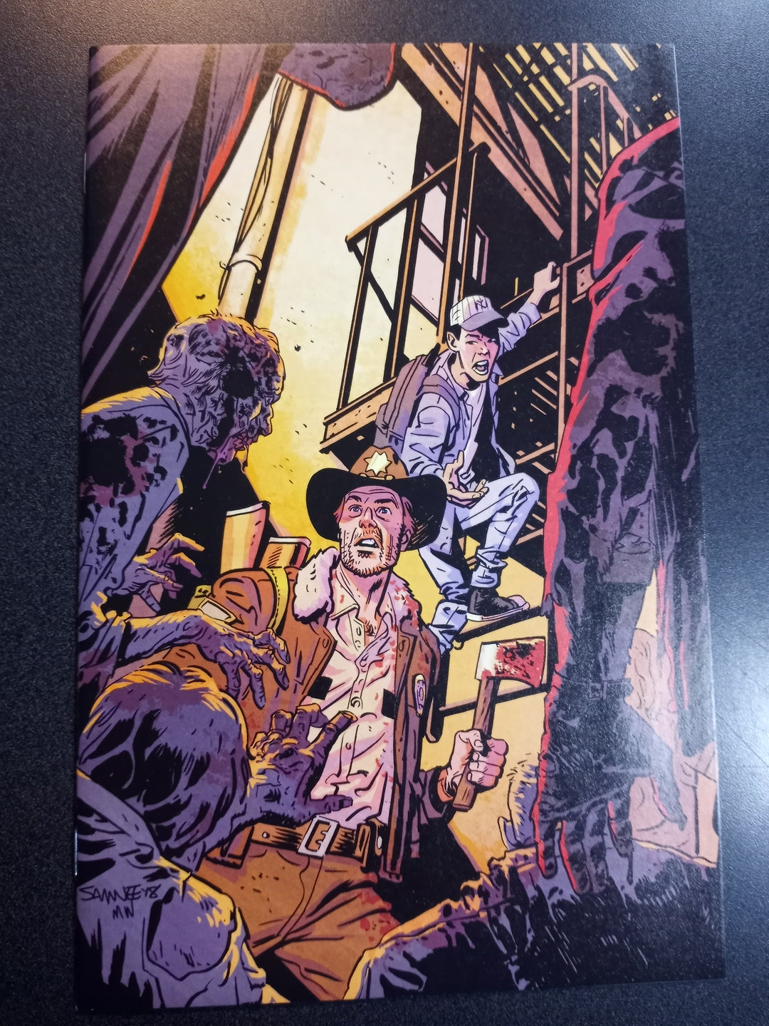 The Walking Dead #2 15th Anniversary Chris Samnee Color Virgin Variant