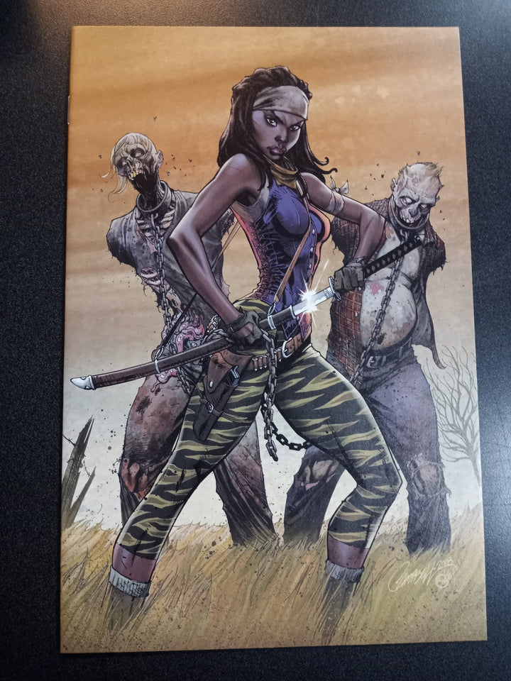 The Walking Dead #19 15th Anniversary Campbell Color Virgin Variant
