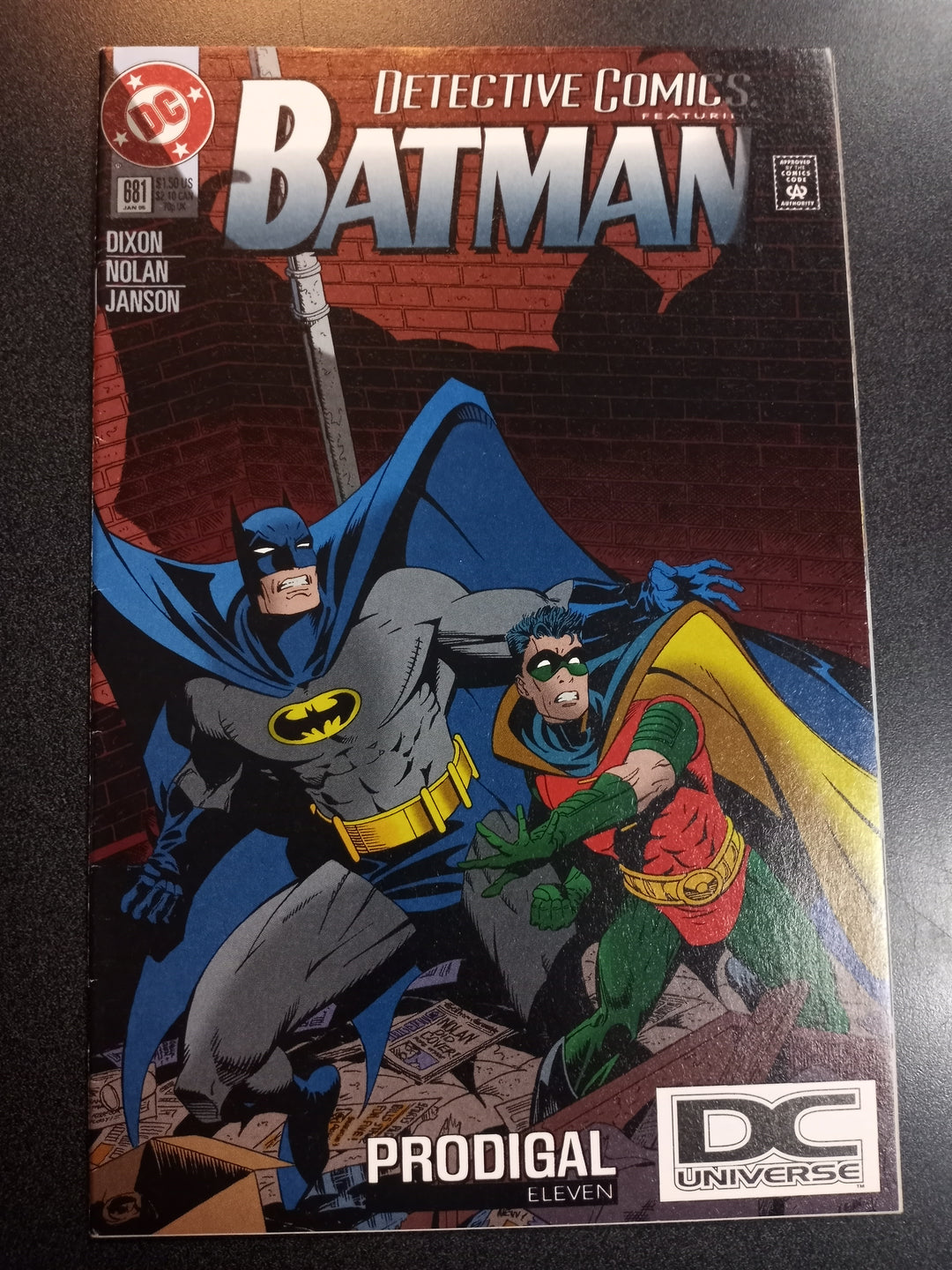Detective Comics #681 DC Universe Logo Variant