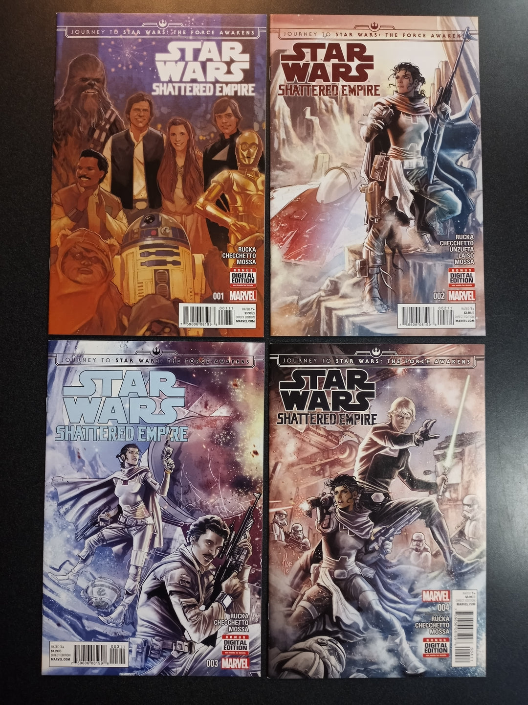 Star Wars Shattered Empire #1 - 4 Set NM