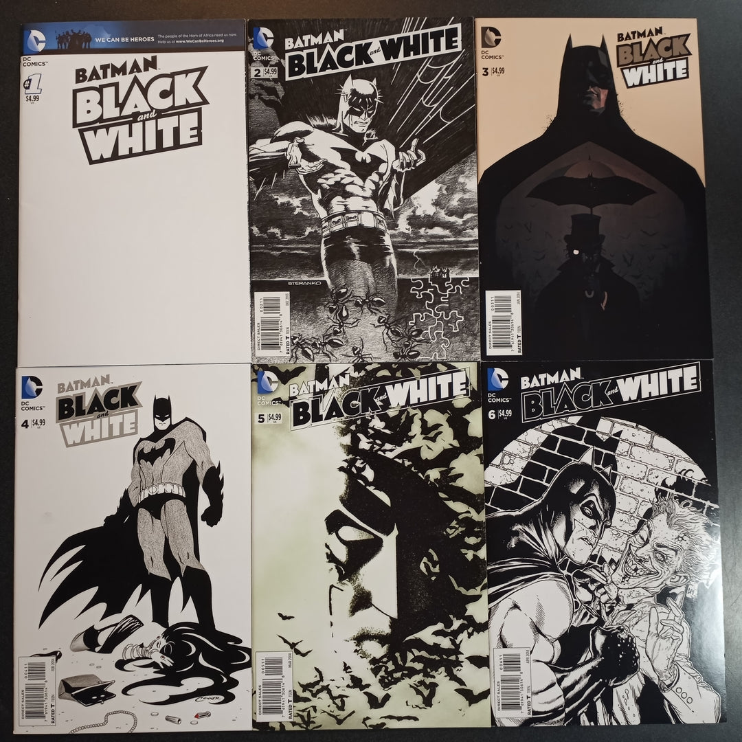 Batman Black and White #1 - 6 Set VF/NM