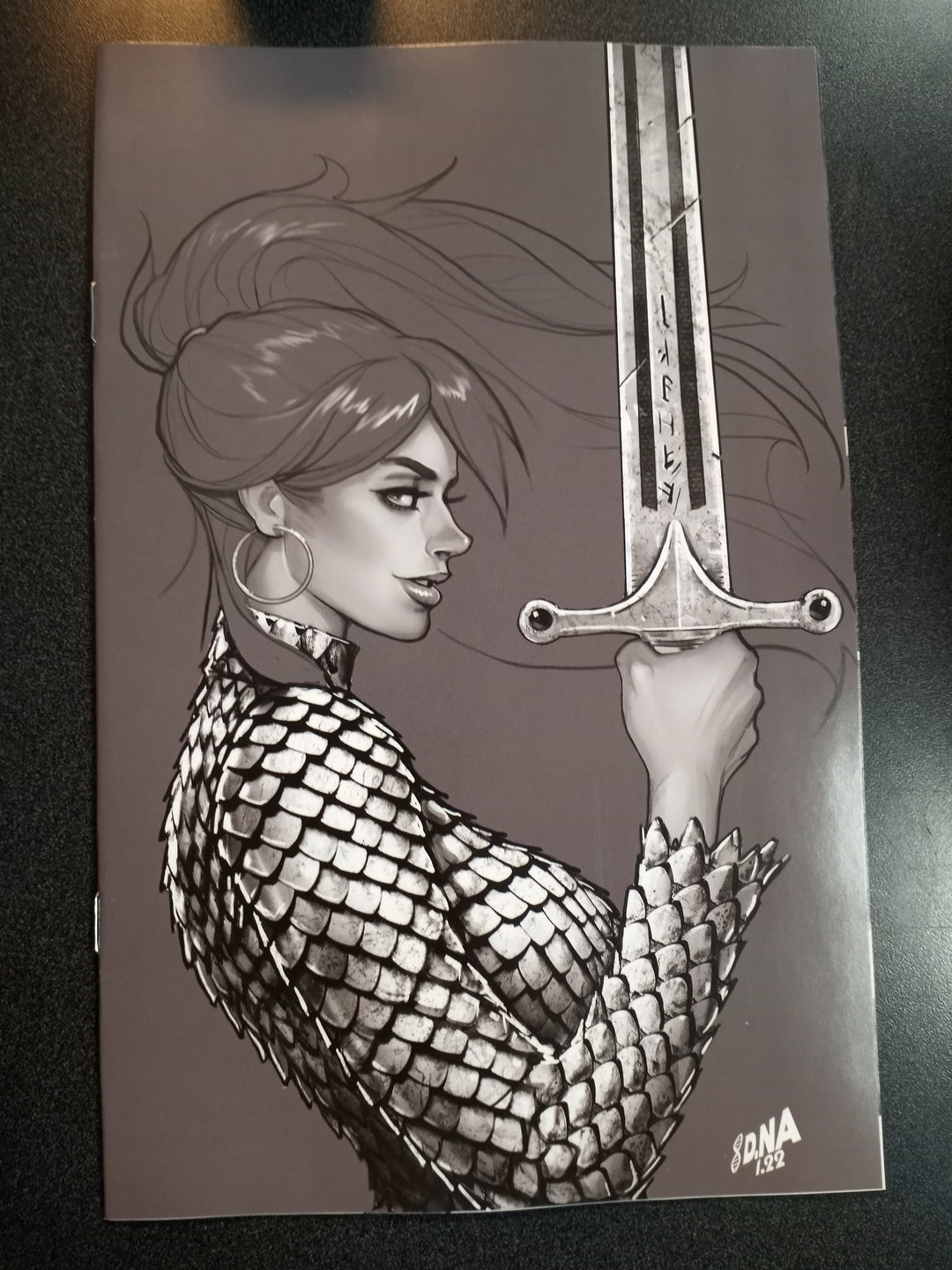 Immortal Red Sonja #2 1:11 Cover R Nakayama B&W Virgin Variant