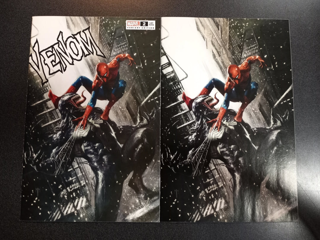 Venom #2 Marco Mastrazzo  Trade Dress + Virgin Art Variant Set