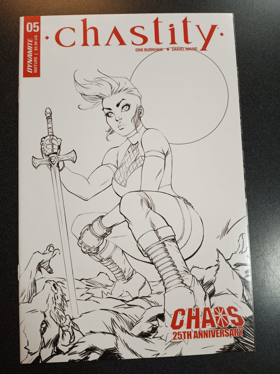 Chastity #5 1:20 Garza B&W Variant