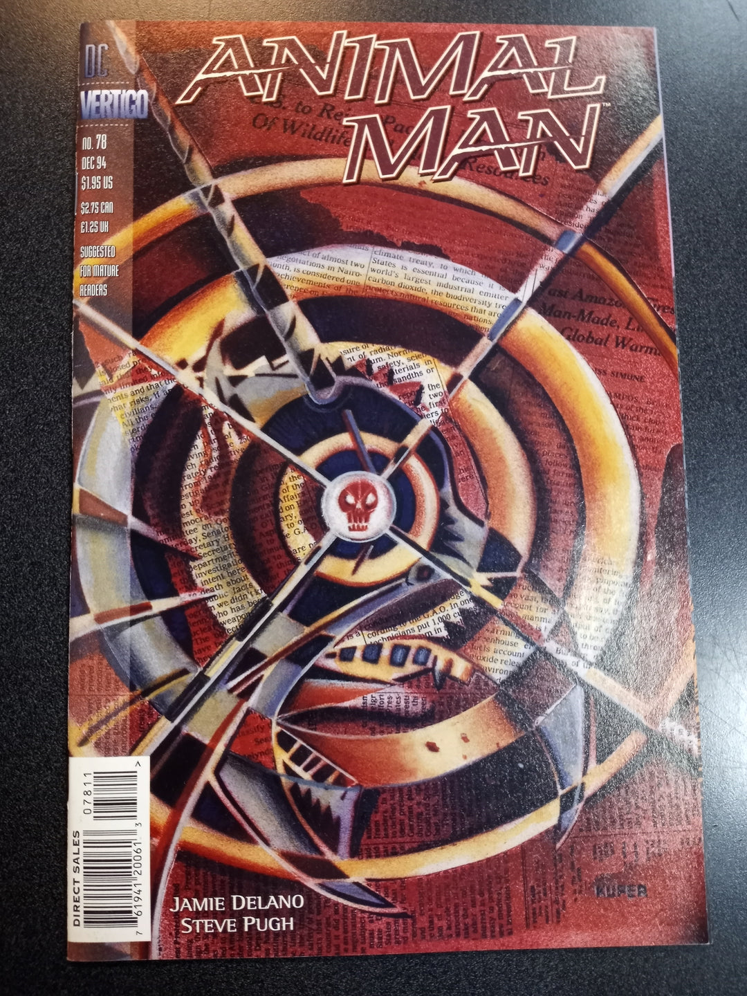 Animal Man #78 (Complete with card)