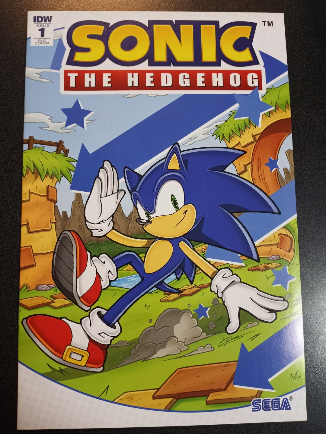 Sonic the Hedgehog #1 RI-C Kieran Gates Variant