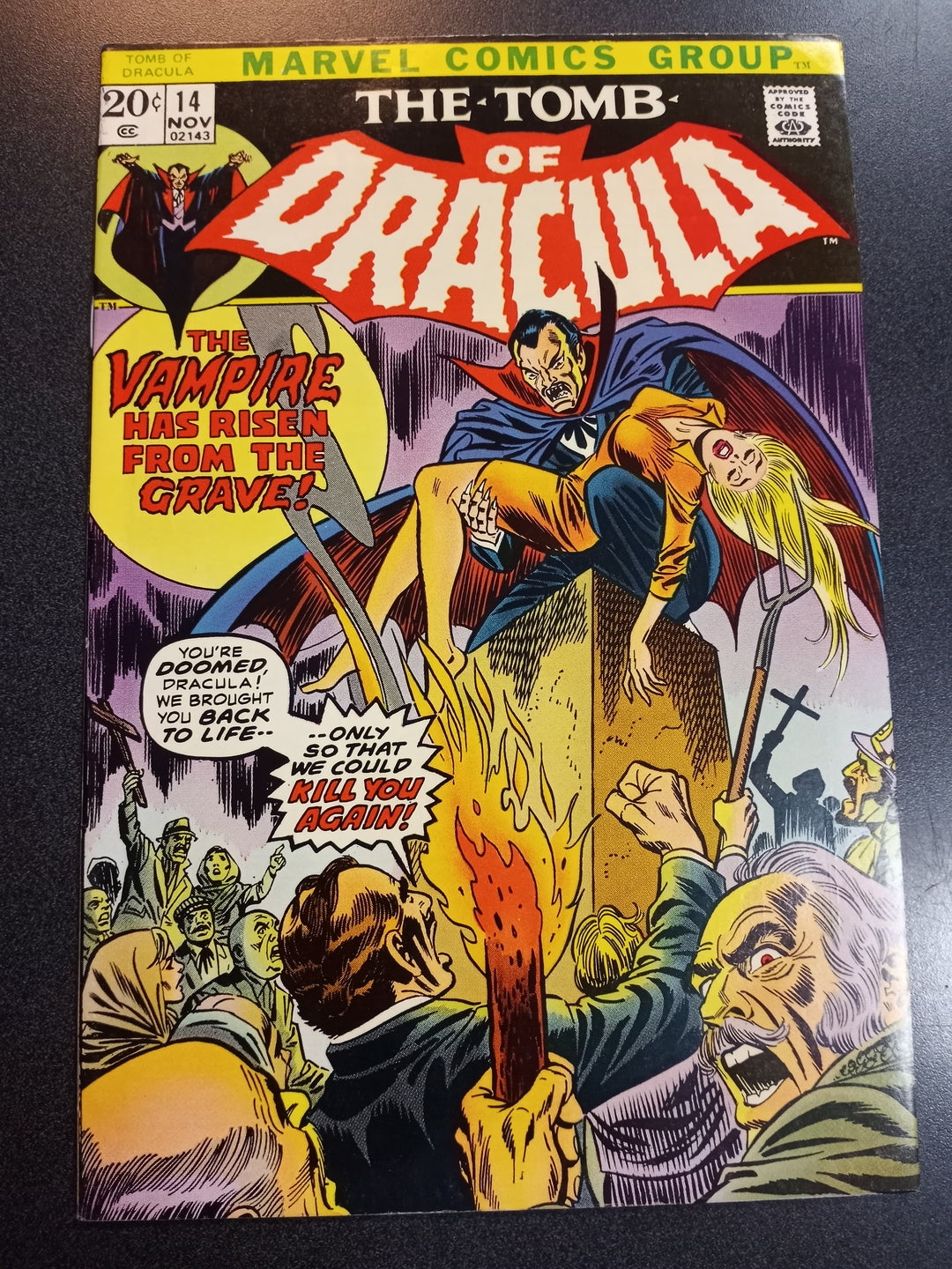 Tomb of Dracula #14 VF+