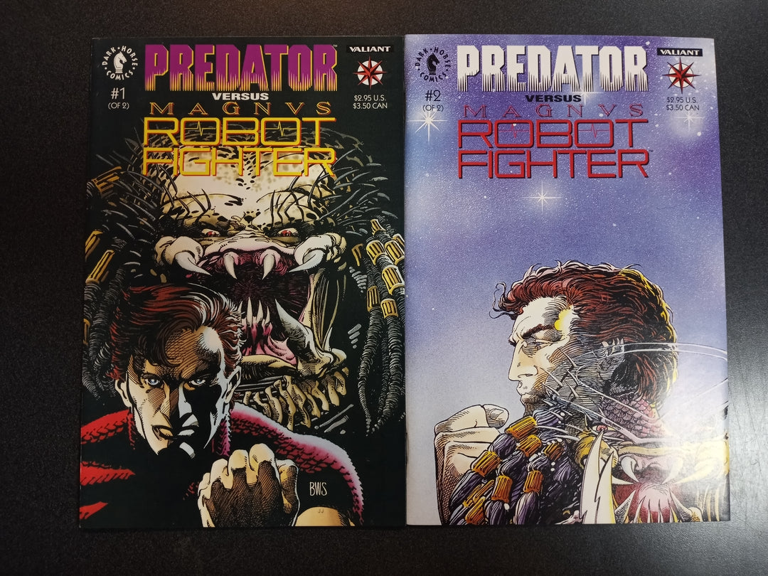 Predator Versus Magnus Robot Fighter #1 - 2 Set VF/NM