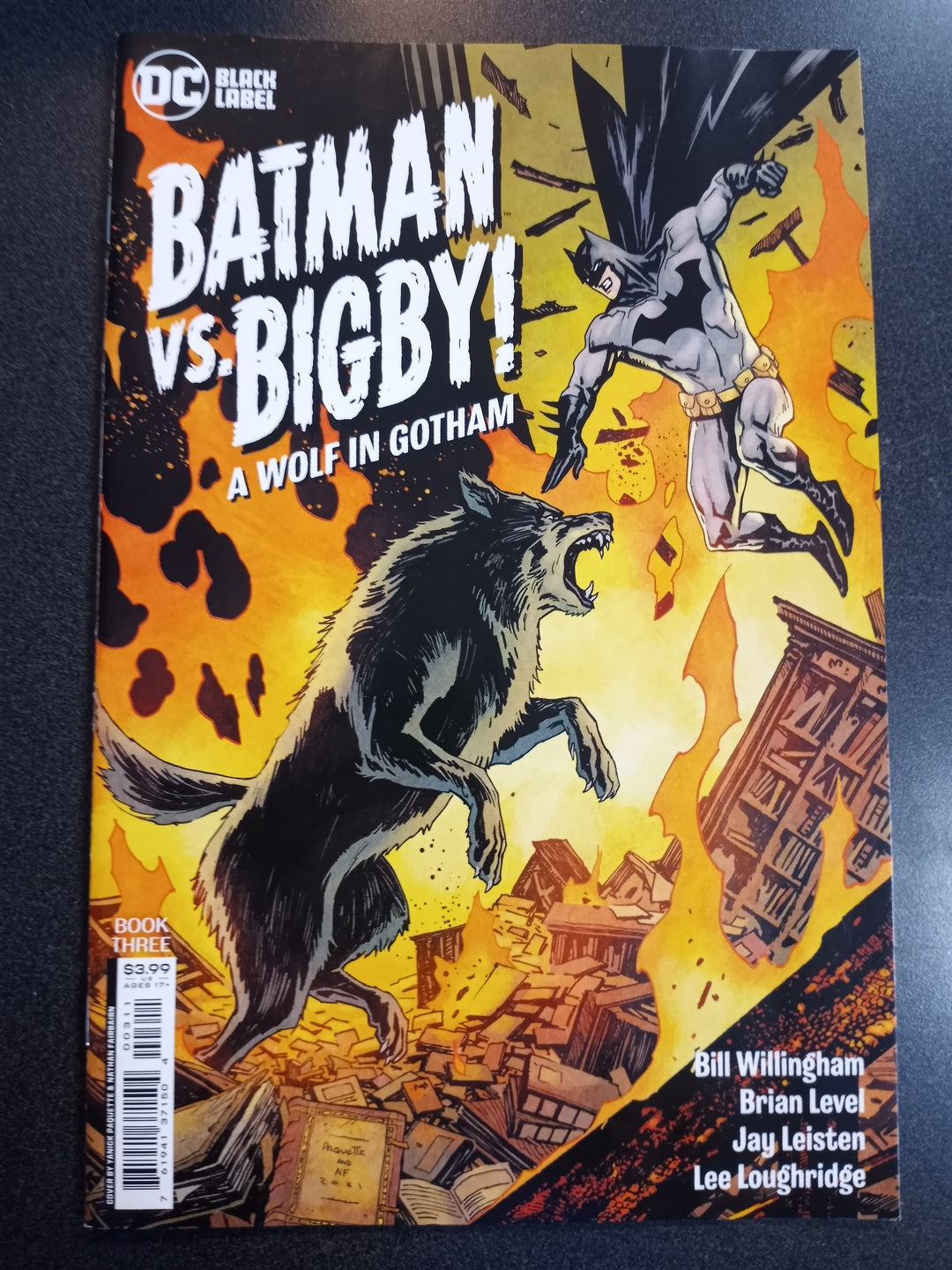 Batman Vs Bigby A Wolf In Gotham #3 #3 (Of 6) Cover A Paquette