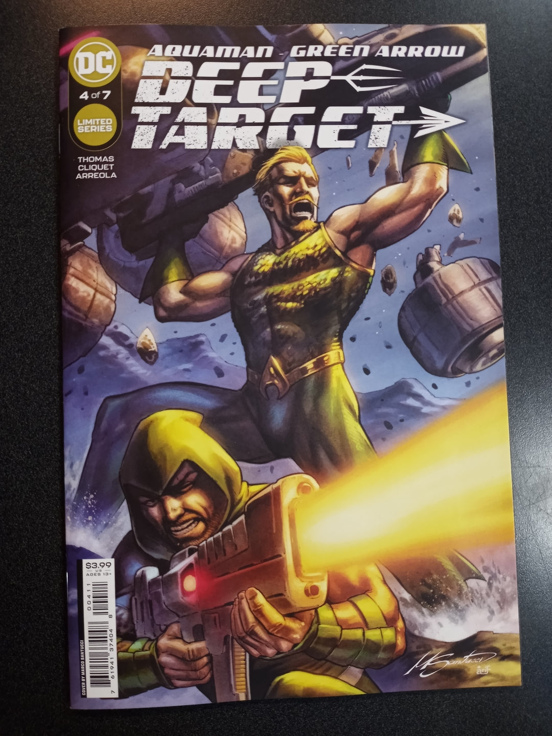 Aquaman Green Arrow Deep Target #4 (Of 7) Cover A Marco Santucci