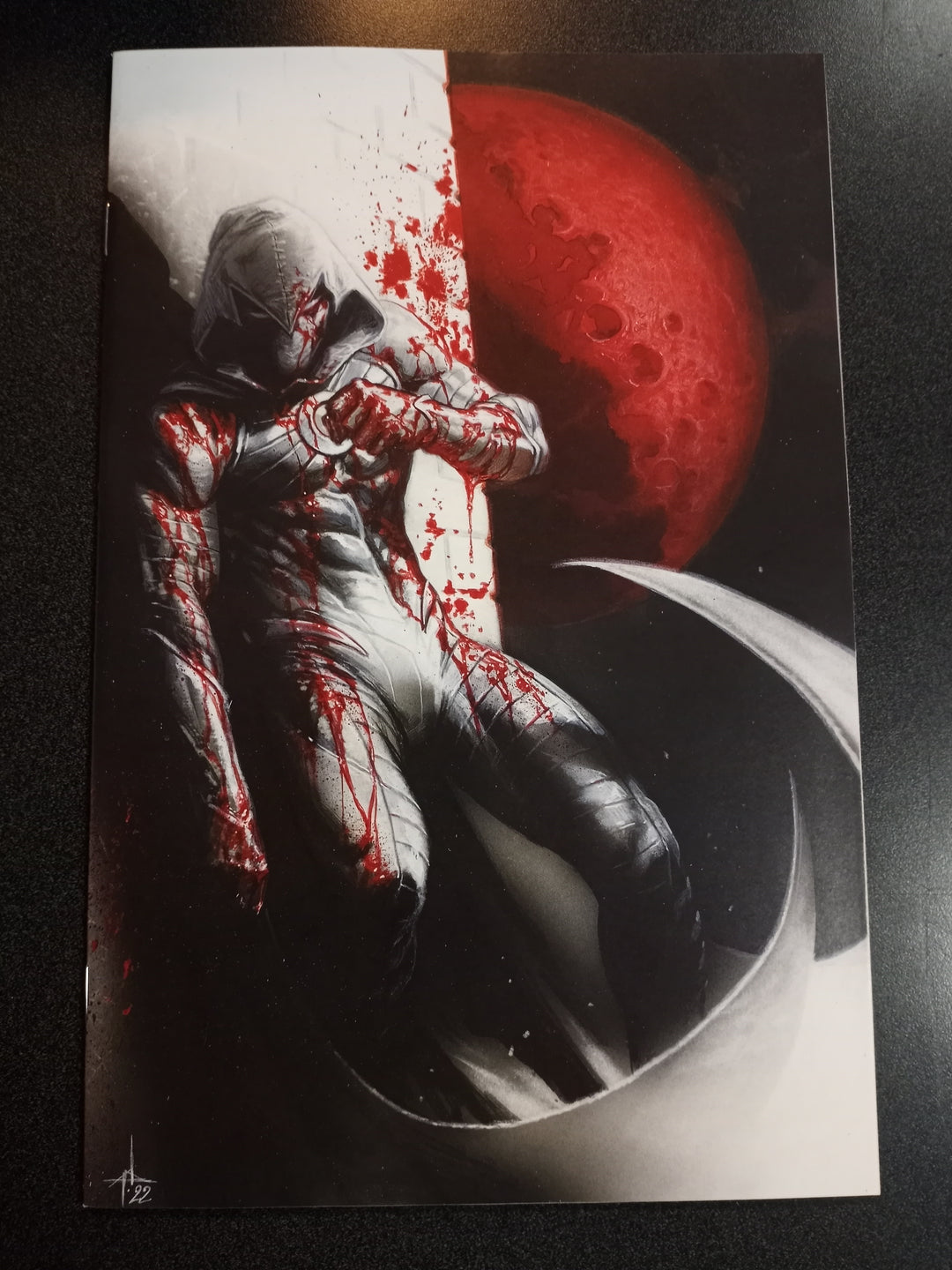 Moon Knight Black White and Blood #1 Dellotto Virgin Art Variant