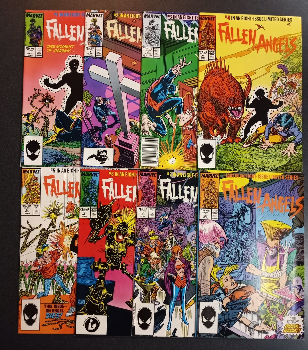 Fallen Angels #1 - 8 Set VF/NM