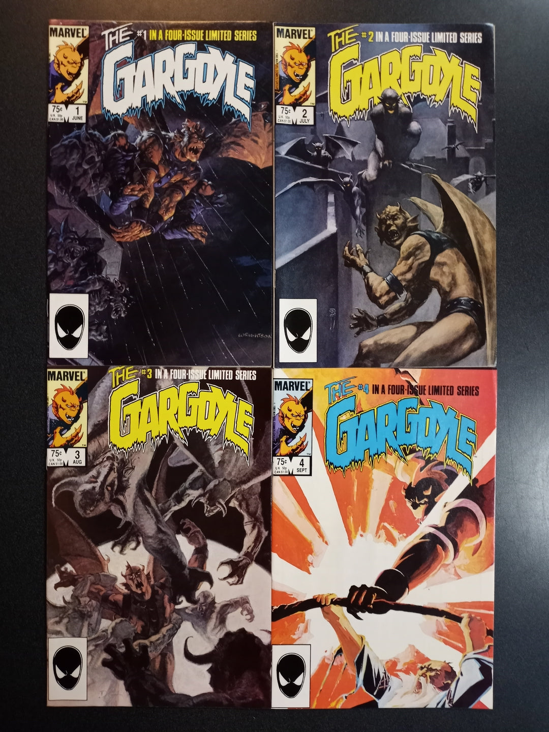 The Gargoyle #1 - 4 Set VF/NM