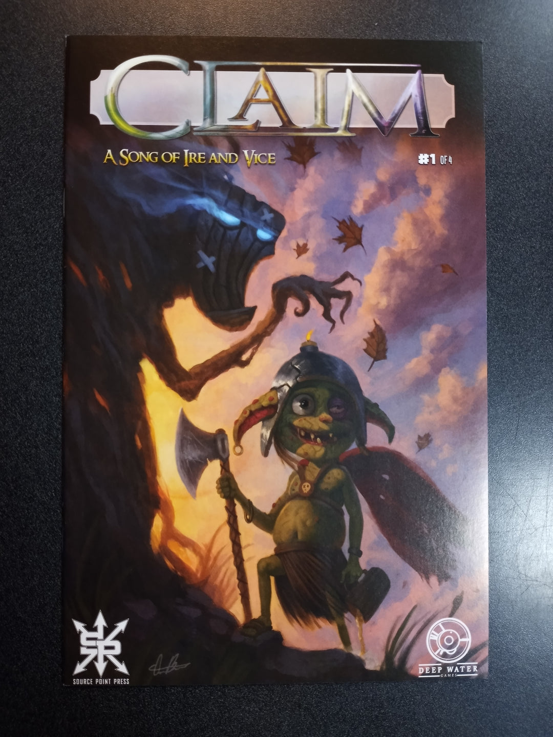 Claim A Song of Ire and Vice #1 Aaron Batling Trade Dress Variant