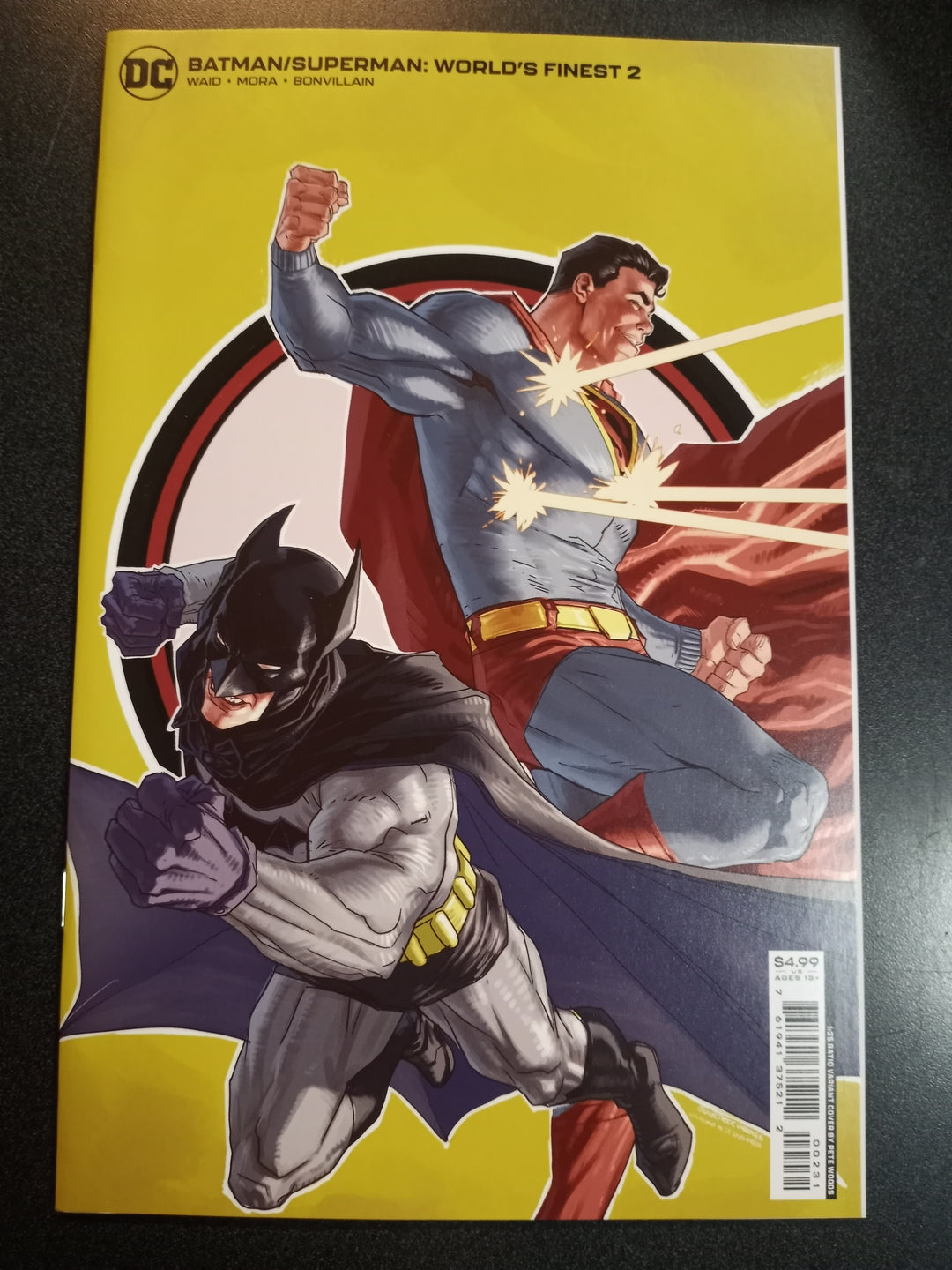 Batman Superman Worlds Finest #2 Cover C 1 in 25 Pete Woods Card Stock Variant