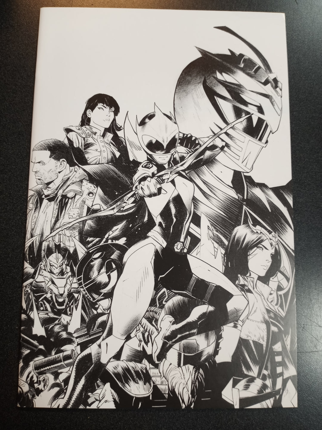 Power Rangers Ranger Slayer #1 1:25 B&W Sketch Variant
