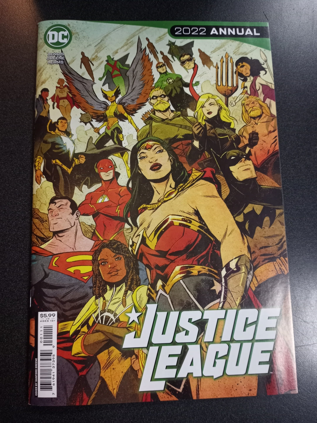 Justice League 2021 Annual #1 Cover A Sanford Greene