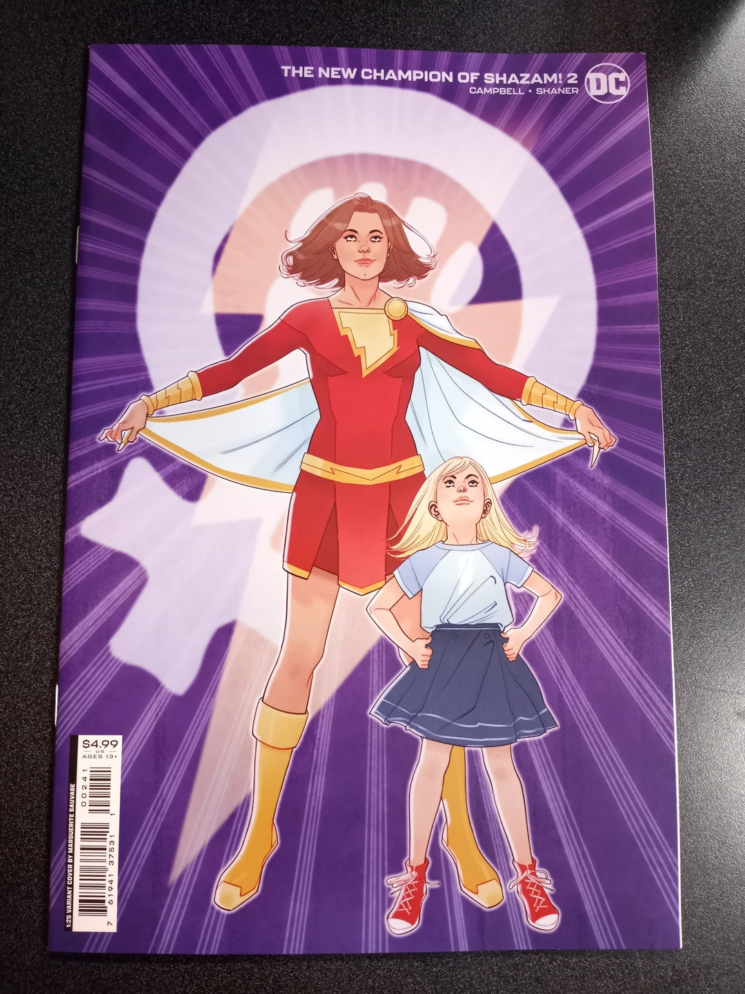 New Champion Of Shazam #2 (Of 4) Cover C 1 in 25 Marguerite Sauvage Card Stock Variant