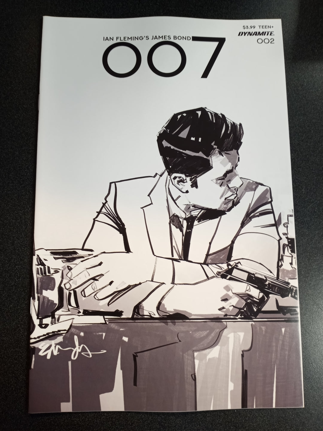 007 #2 Cover E 10 Copy Variant Edition Edwards Black & White