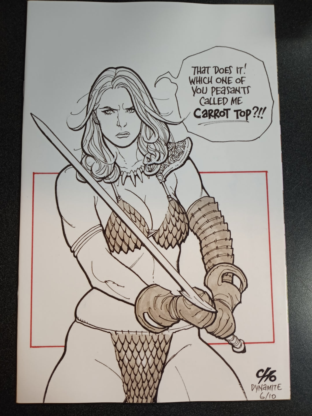 Invincible Red Sonja #10 Cover Q 7 Copy Foc Variant Edition Cho Virgin