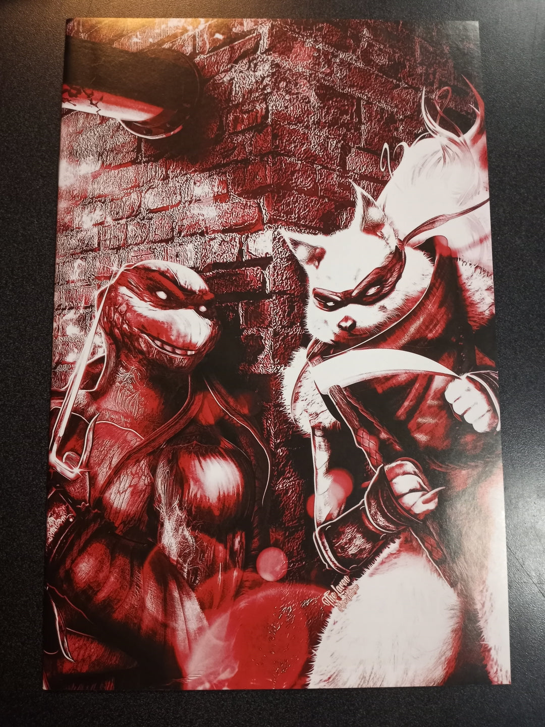Teenage Mutant Ninja Turtles #110 Hal Laren Virgin Red Variant