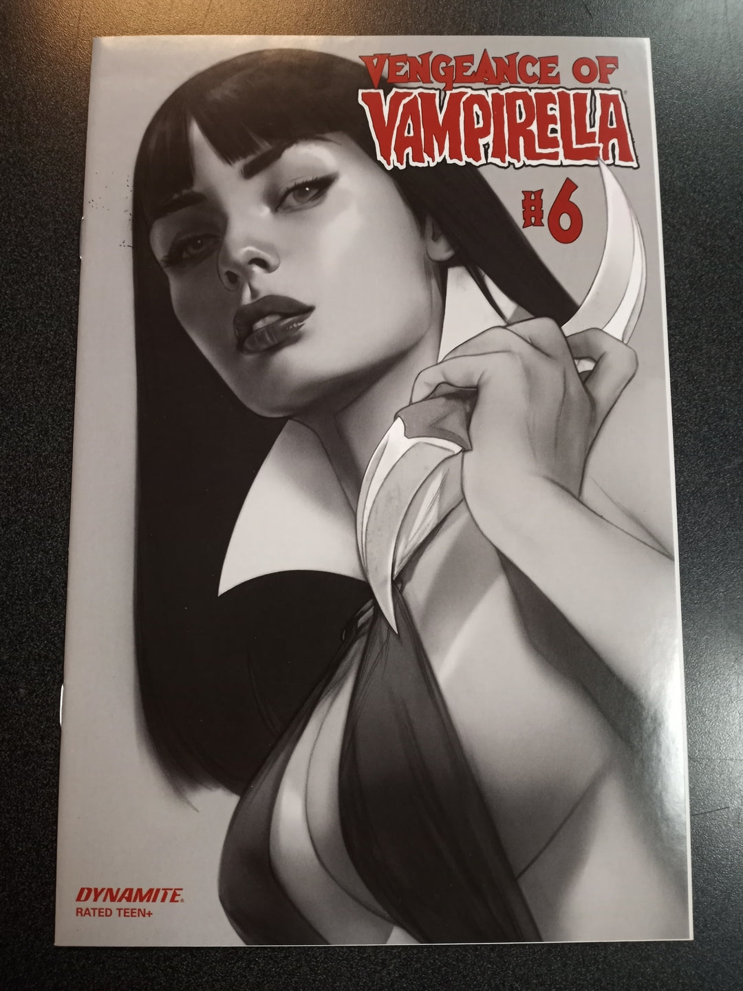 Vengeance Of Vampirella #6 1:30 Oliver B&W Variant