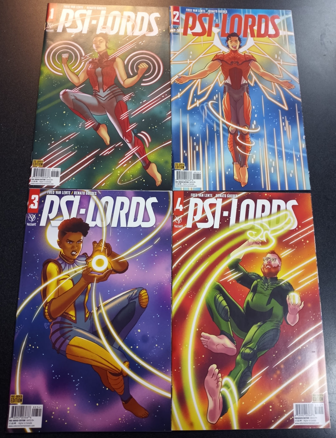 Psi-Lords #1 - 4 Pre-order Variant Set NM