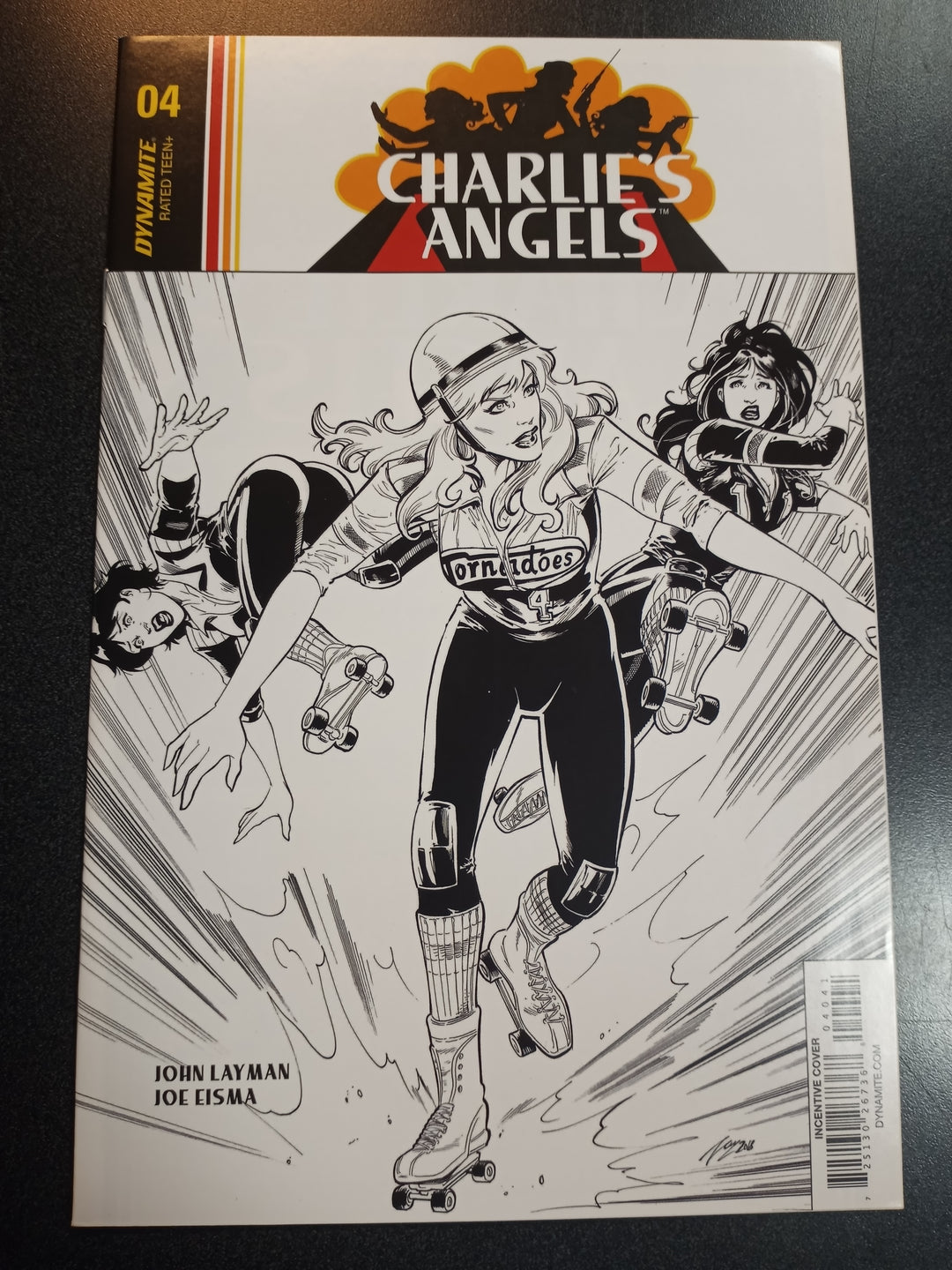 Charlies Angels #4 1:20 Cifuentes B&W Variant