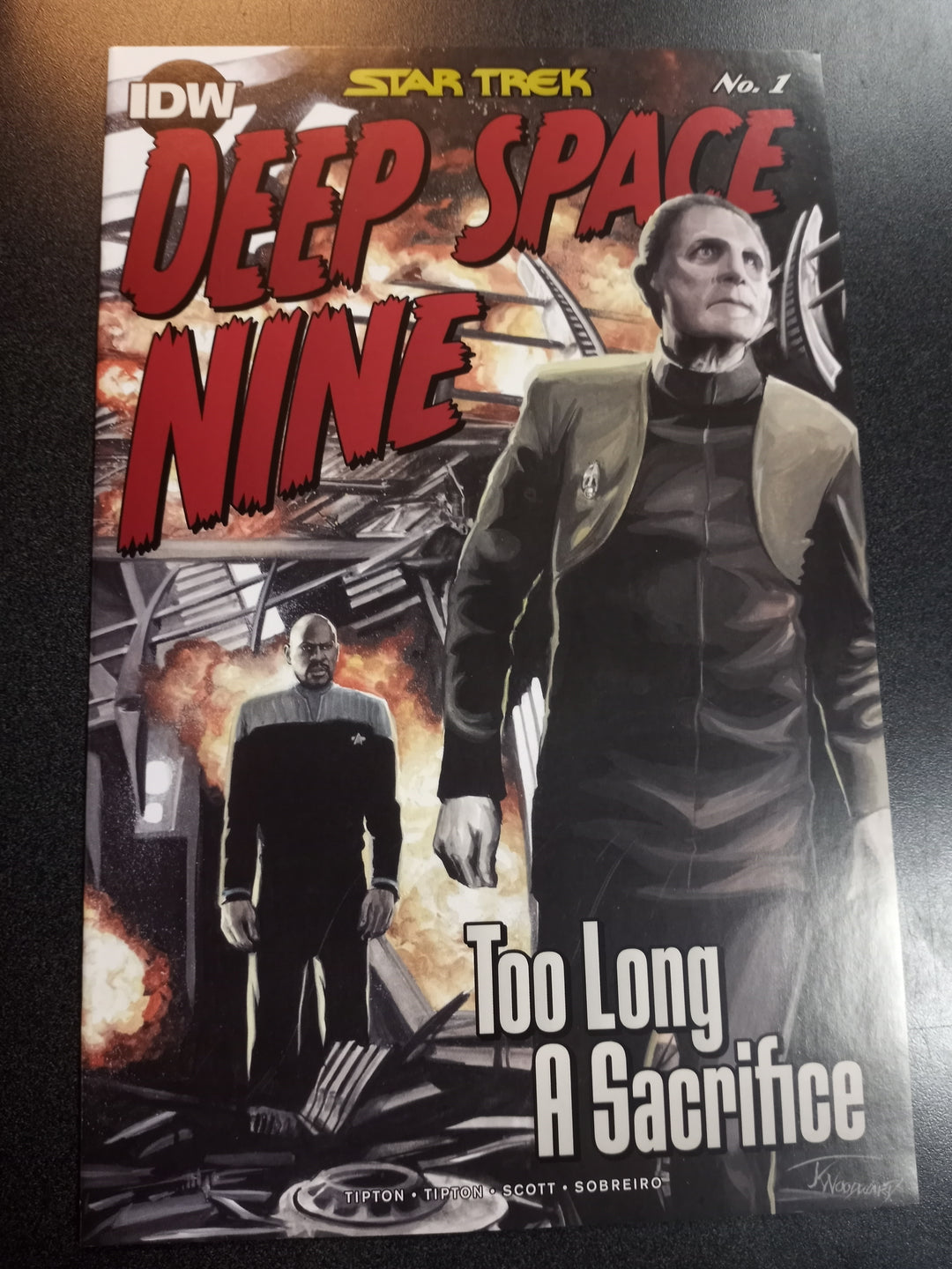 Star Trek DS9 Too Long a Sacrifice #1 1:10 Woodward Variant