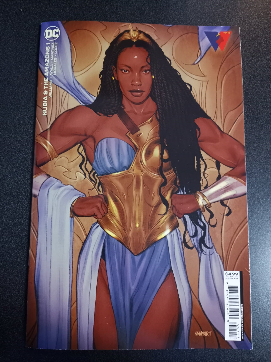 Nubia And The Amazons #1 (Of 6) Cover D Joshua Sway Swaby Card Stock Variant