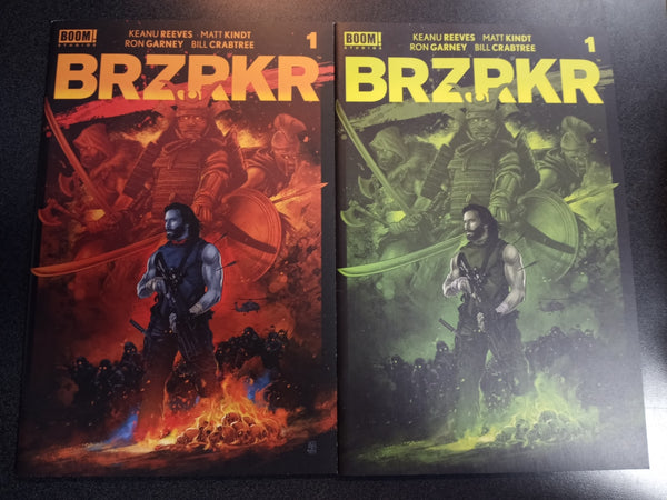 BRZRKR #1 Vance Kelly Variant Set