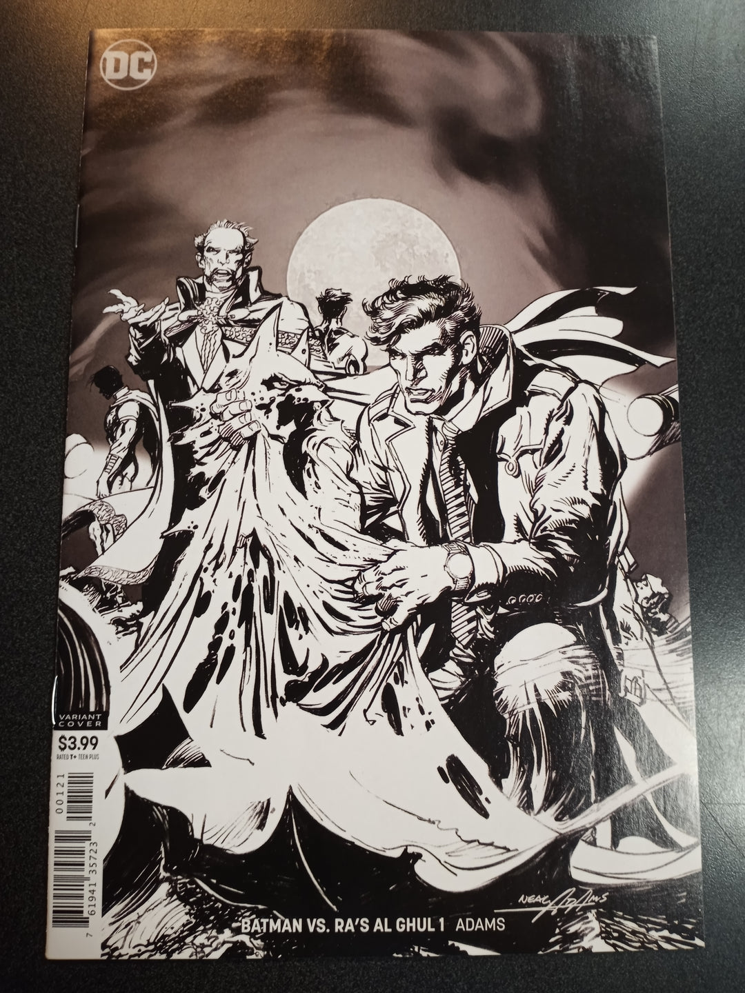 Batman Vs Ras Al Ghul #1 (Of 6) B&W Variant Edition