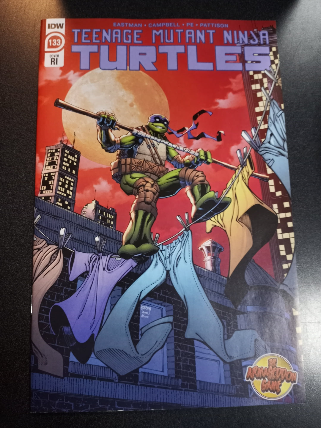 Teenage Mutant Ninja Turtles Ongoing #133 Cover C 10 Copy Variant Edition Robson