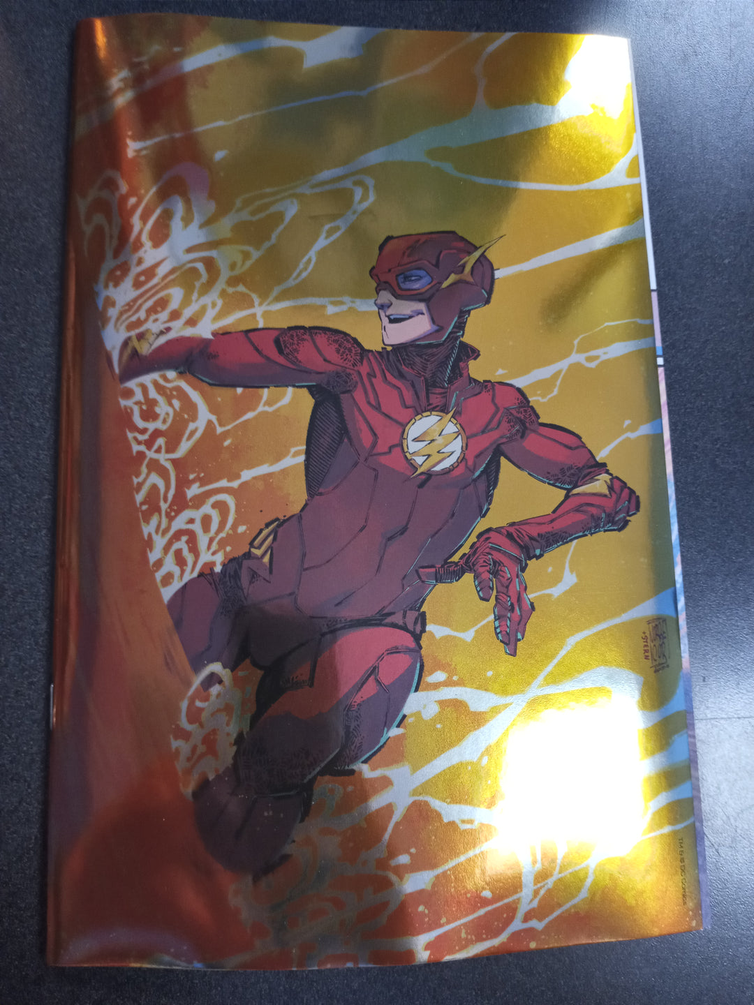 Flash The Fastest Man Alive #2 (Of 3) Cover D 1 in 50 Jorge Corona Foil Card Stock Variant