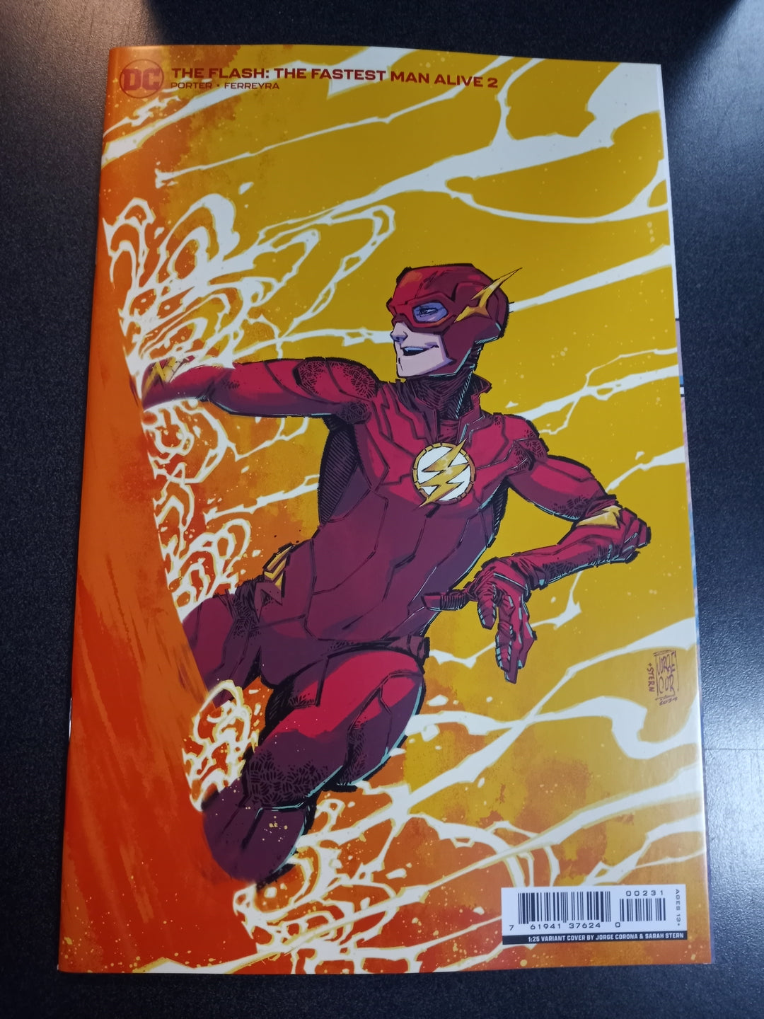 Flash The Fastest Man Alive #2 (Of 3) Cover C 1 in 25 Jorge Corona Card Stock Variant