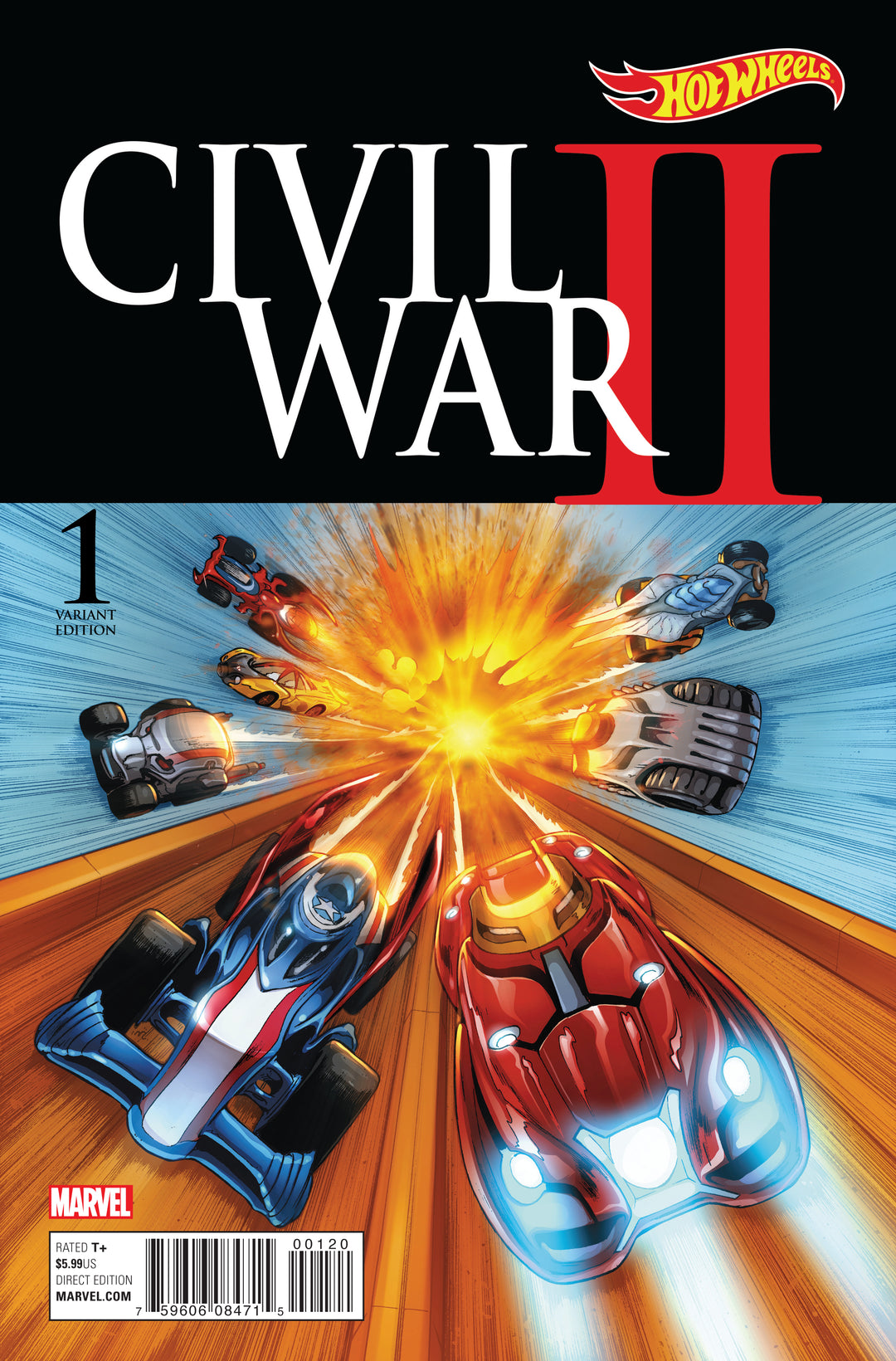 Civil War Ii #1 (Of 8) Hot Wheels Variant