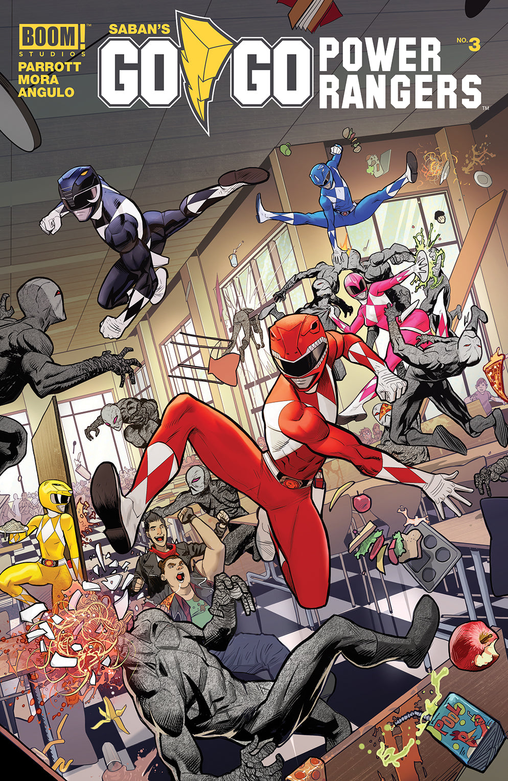 Go Go Power Rangers #3 Main & Mix