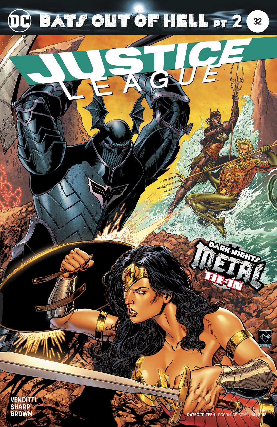 Justice League #32 Metal