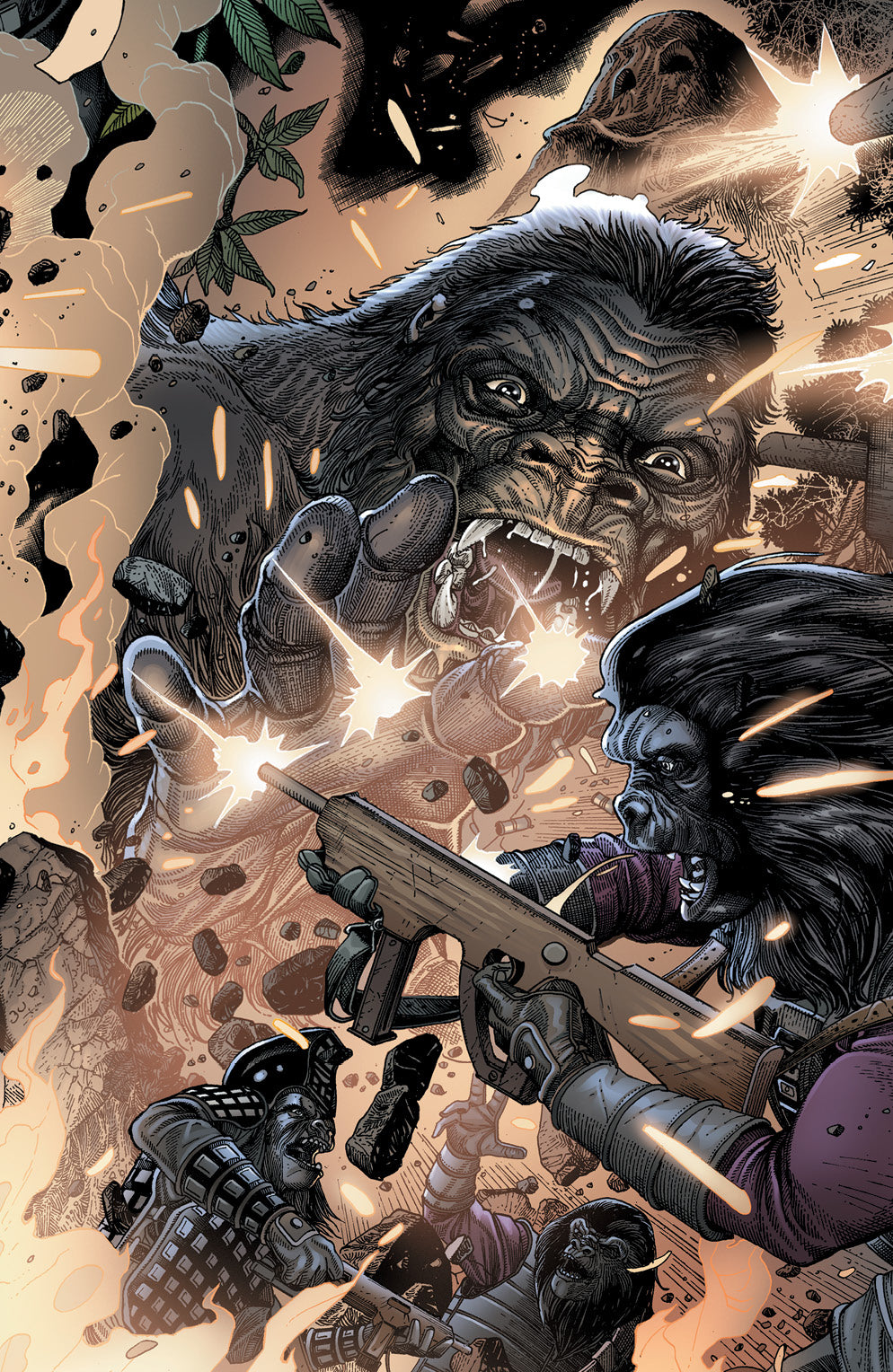 Kong On Planet Of Apes #6 Connecting Magno Variant